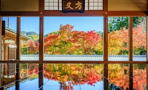 One-day maple viewing tour in Gunma: Hotokuji Temple & Takatsuto Gorge & Ikaho Hot Spring (from Tokyo)