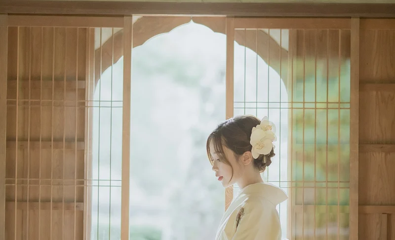 Kyoto Kimono Rental Experience (with Japanese-style room and garden)