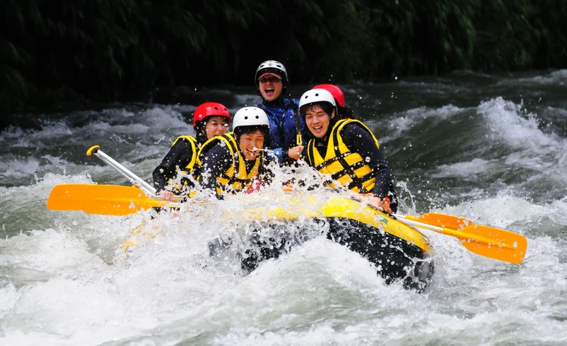 Tama River White Water Rafting Experience in Ome