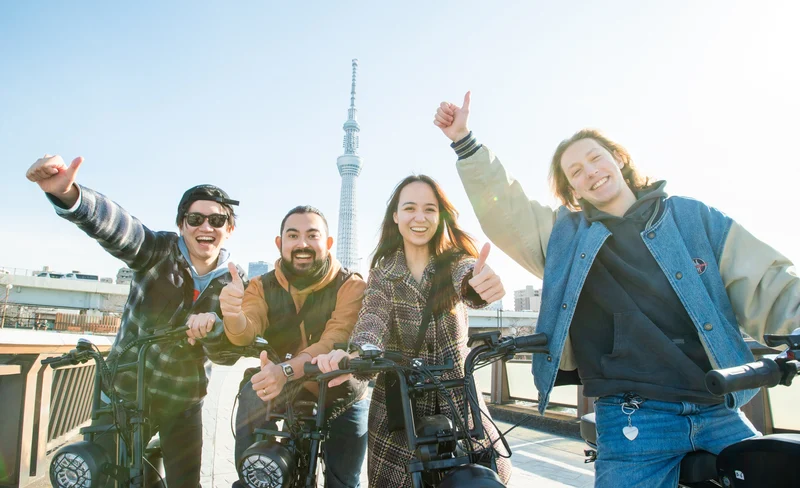 3-hour Bike Tour of Tokyo's Highlights and Hidden Gems! (Tokyo)