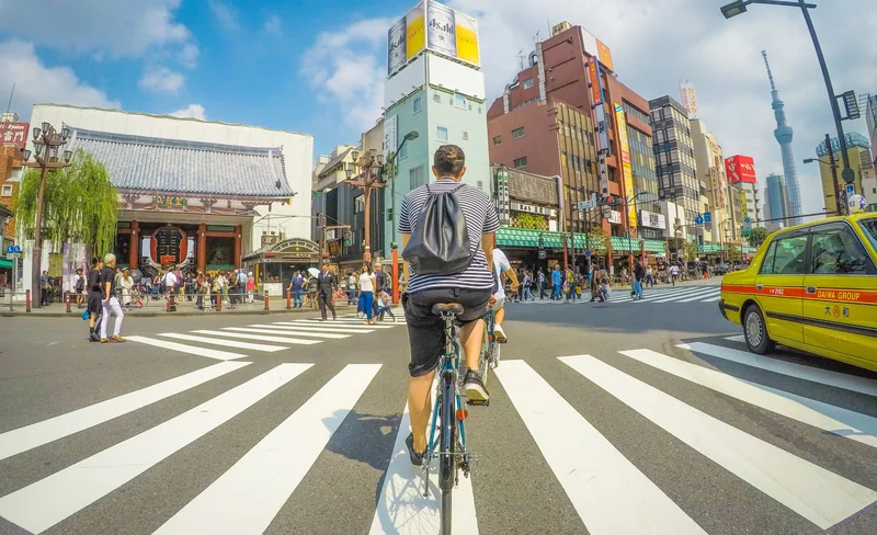 5-hour Tokyo & Edo Hidden Gem Bike Tour with Lunch