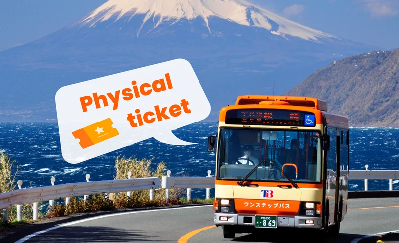 Tokai Bus Ticket for Izu Peninsula, Atami and Mishma