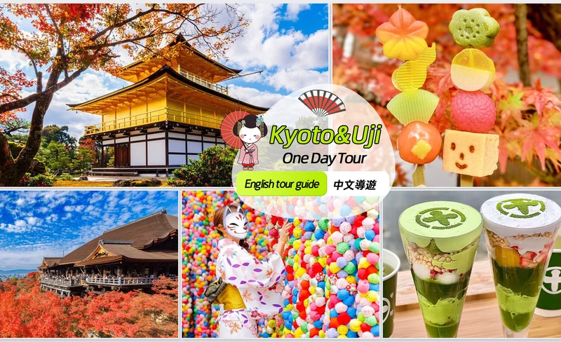 Kyoto World Heritage & Uji Scenery One-day Tour (From Osaka/Kyoto)