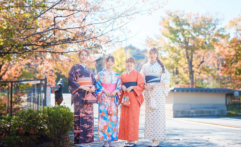 Kimono Rental Experience in Kyoto by Mimosa