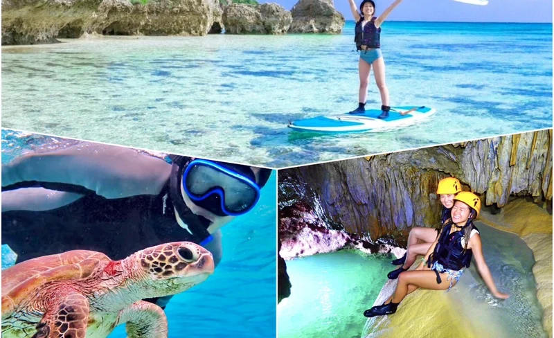 Miyakojima Complete Conquest Plan (SUP x Snorkeling x Caving x Canoe) Experience (Okinawa)