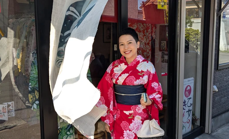 Kimono rental experience in Otaru, Hokkaido (provided by kimono shop in Otaru otomenokimono)