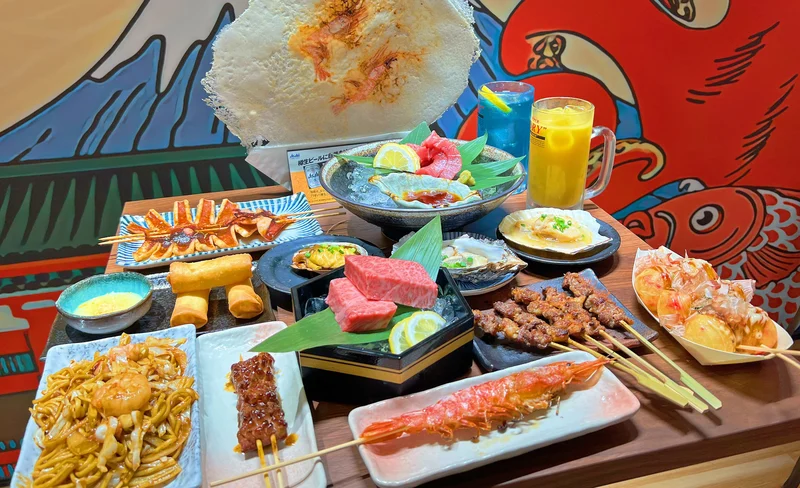 [Klook Exclusive Sale] Katsu Umaimonyadai - Seafood & Wagyu Izakaya in Osaka, Dotonbori, Shinsaibashi, Namba