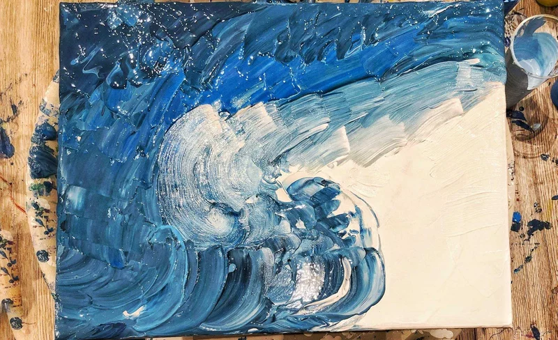 Acrylic & Fluid Painting and Baking Experience in Taoyuan by DreamFun
