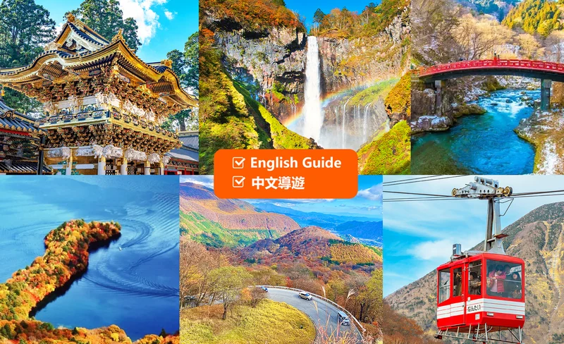 Toshogu Shrine, Iroha Mountain Trail, Akechidaira Ropeway, and Lake Chuzenji Day Tour (Depart from Tokyo)