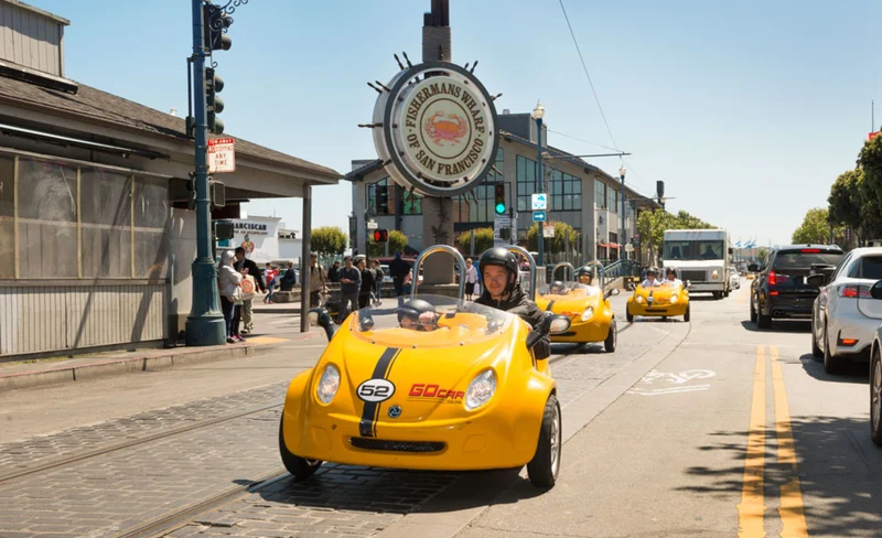 Golden Gate Bridge and Back Loop GoCar Tour