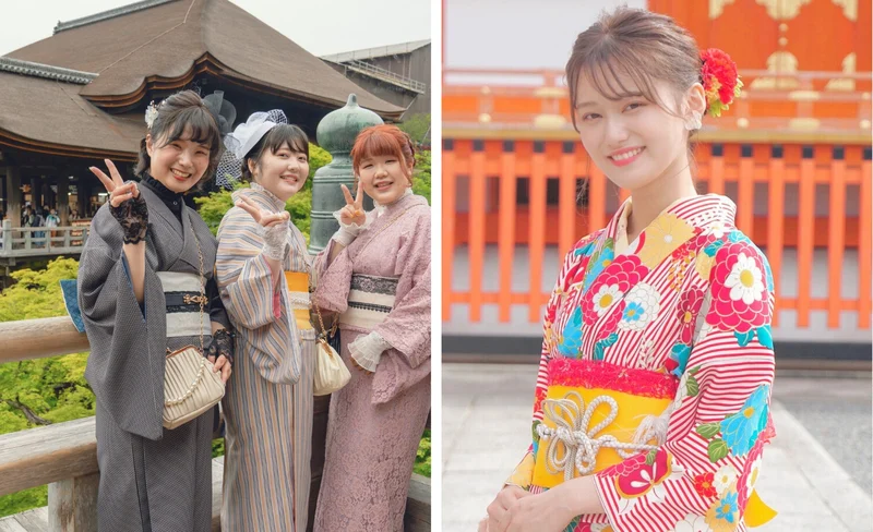 Kimono rental (by Aiwafuku Kiyomizudera branch)