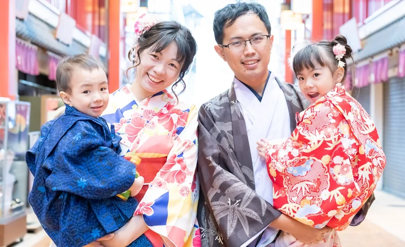 Family and Couple Kimono Plan by Aiwafuku in Tokyo