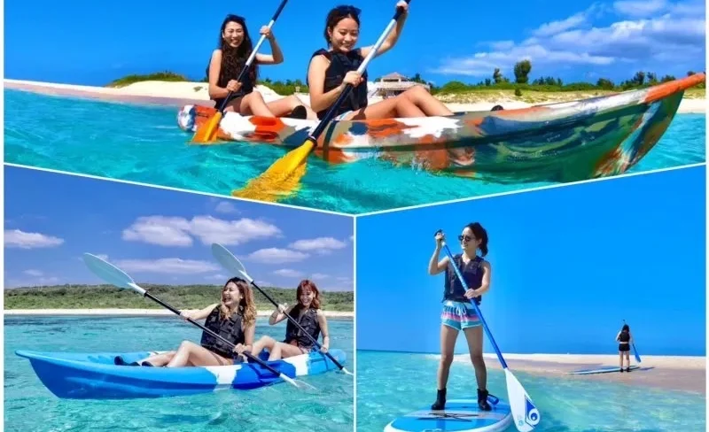 Miyakojima: Stunning Miyako Blue Beach SUP or canoe experience (Okinawa)