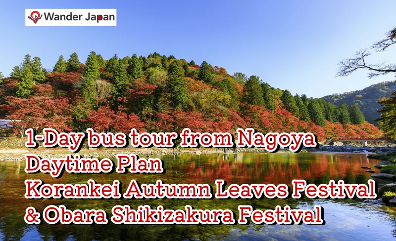 1-Day Korankei Autumn Leaves Tour from Nagoya Daytime Plan