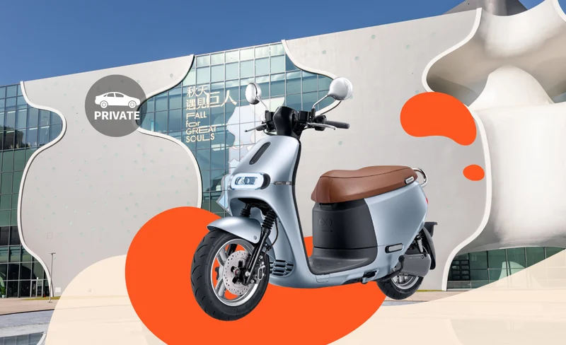 Taichung｜Electric scooter rental｜Gogoro｜Pick up at Chaoma Bus Station