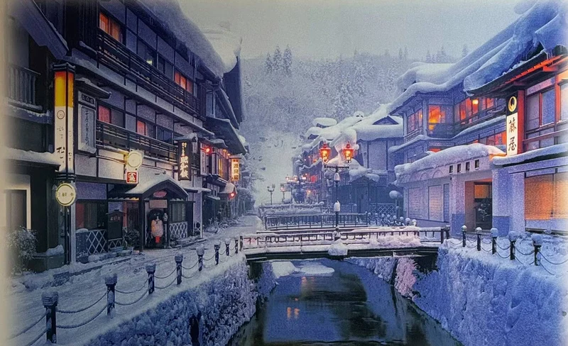 [Two-day tour in Tohoku, Japan] Ginzan Onsen & Day-trip Onsen with free hot spring tickets, Zao Hydrangea, Fox Village | Chinese and English tour guides (depart from Shinjuku)