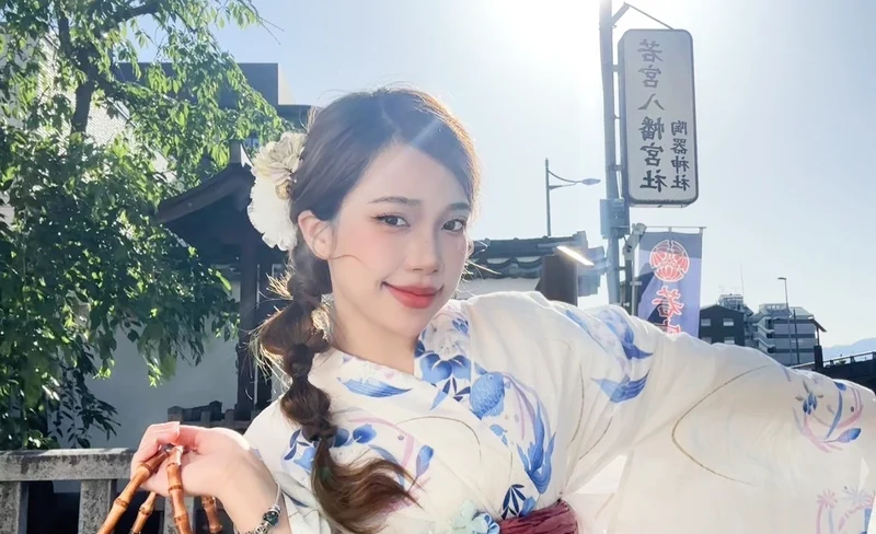 Kyoto Kiyomizu-dera Temple Kimono/Yukata Rental Experience