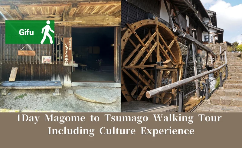 Magome and Tsumago Private One Day Tour from Nakatsugawa