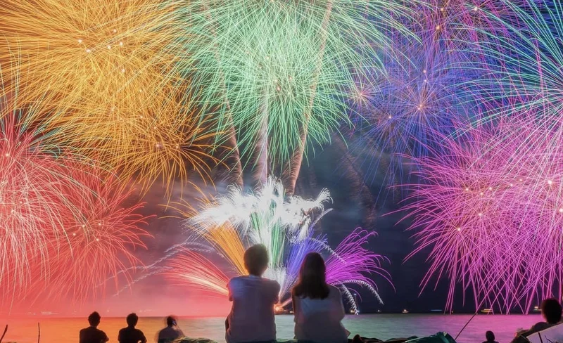 [Hakone & Atami Fireworks Day Tour] Mt. Fuji Hakone Shrine & Water Torii Gate & Lake Ashi Stroll & Atami Sunshine Beach & Atami Fireworks Festival (Depart from Tokyo)