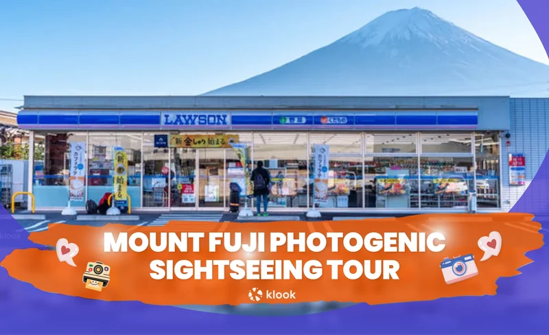 Mt Fuji's top 5 must-visit tour : YumeBridge & Lawson & OshinoHakkai