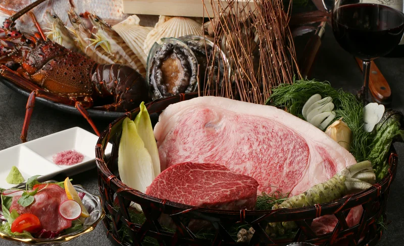 Miyazaki Ozakigyu Washoku Teppanyaki Gin - Umeda Hiruton Puraza Uesuto- Osaka