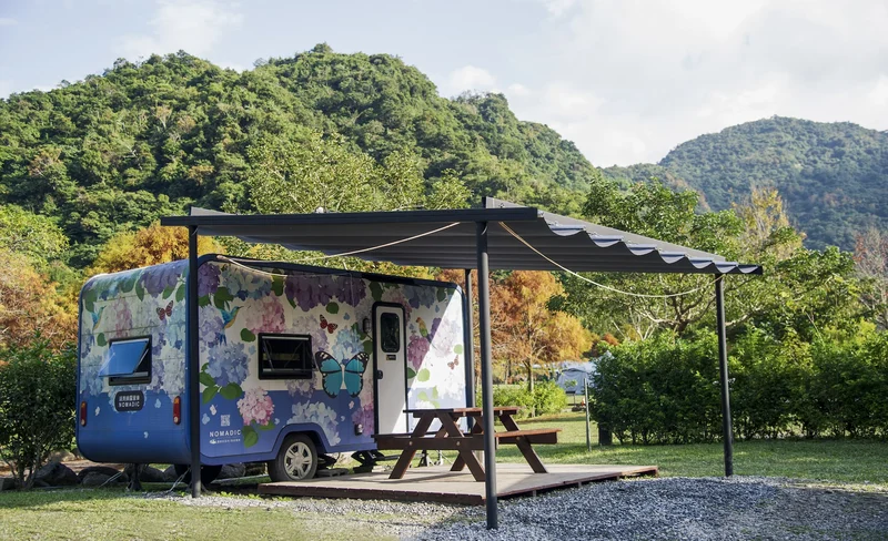 Yilan Camping｜Nashan Nagu Campervan. Atayal Totem tent empty-handed camping