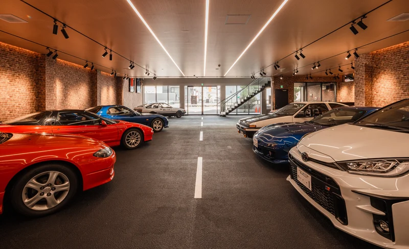 Initial D Theme Pavilion Sports car experience in Osaka