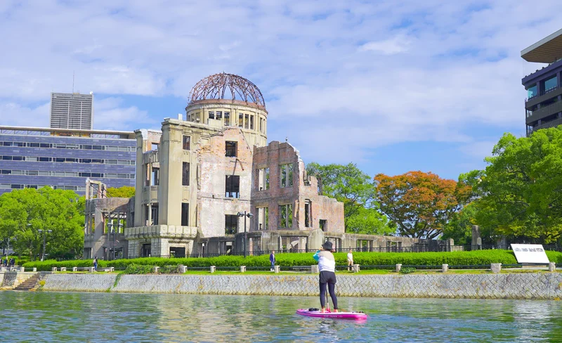 Peaceful SUP Experience on Hiroshima's Serene Rivers