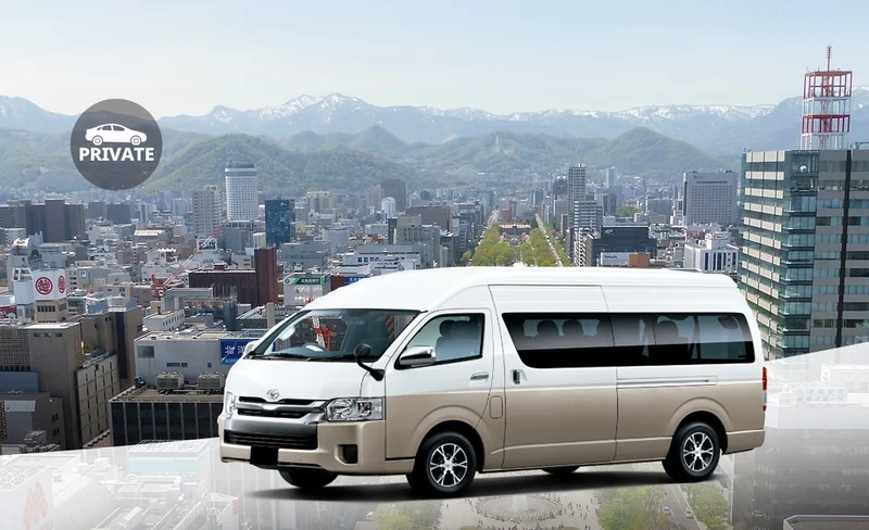 Hokkaido Car Rental with Driver to Sapporo Urban/ Sapporo Suburb