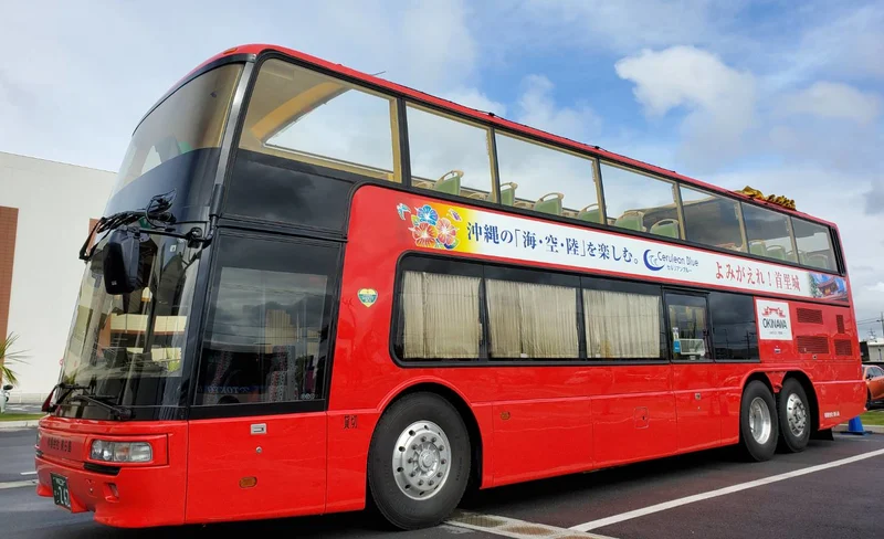 Churashima open top bus tour or Starry sky tour (Naha Departure)