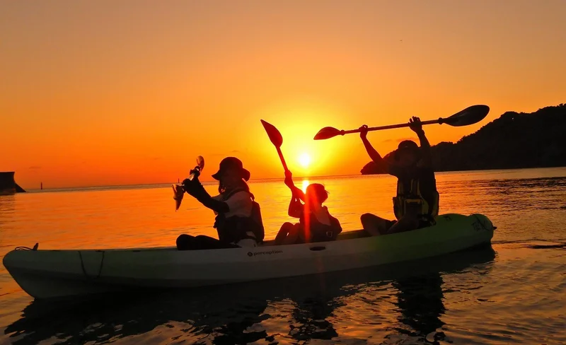 Sunset Kayak Tour in Hijya River