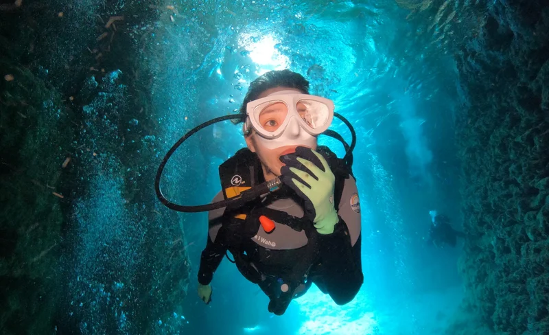 Blue Cave Snorkeling & Diving Experience in Okinawa