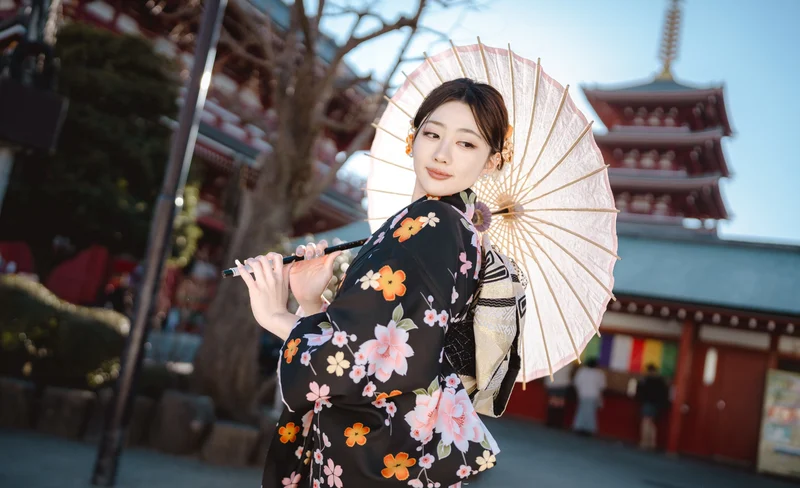 Kimono Rental & Photography Experience in Asakusa by Kimono Ouka