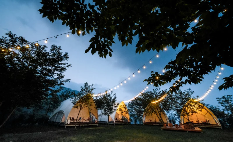 Hsinchu Luxury Camping: Cicada says: fog surrounds, 1 stay, 2 meals