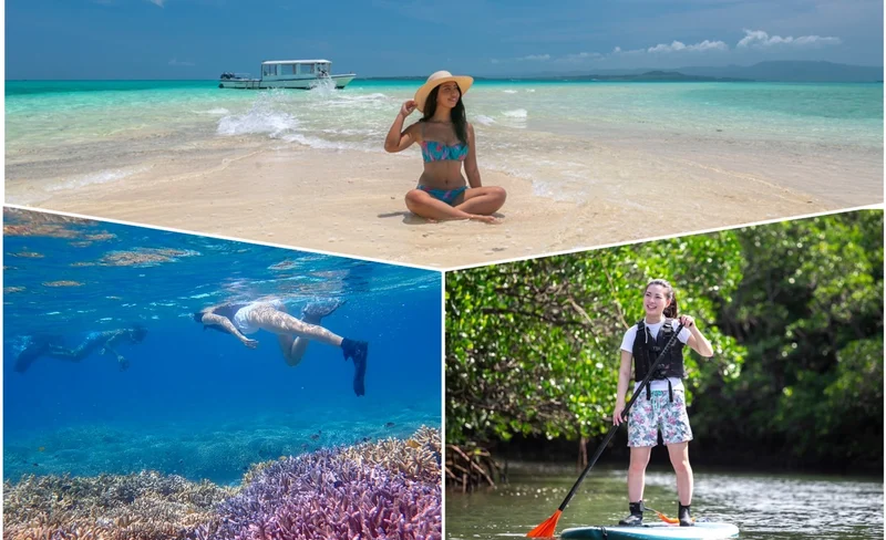 Ishigaki Island: Landing on the "Phantom Island" & Snorkeling & Mangrove SUP or Canoe Experience (Okinawa)