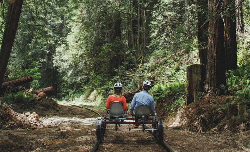 Fort Bragg Scenic Railbike Excursion in Mendocino