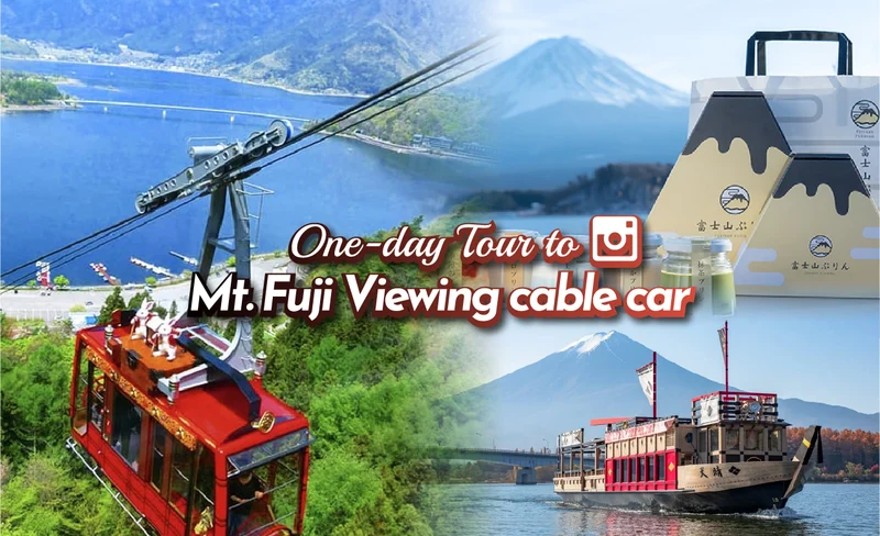 Mount Fuji Sightseeing and Ropeway experience instagrammable tour