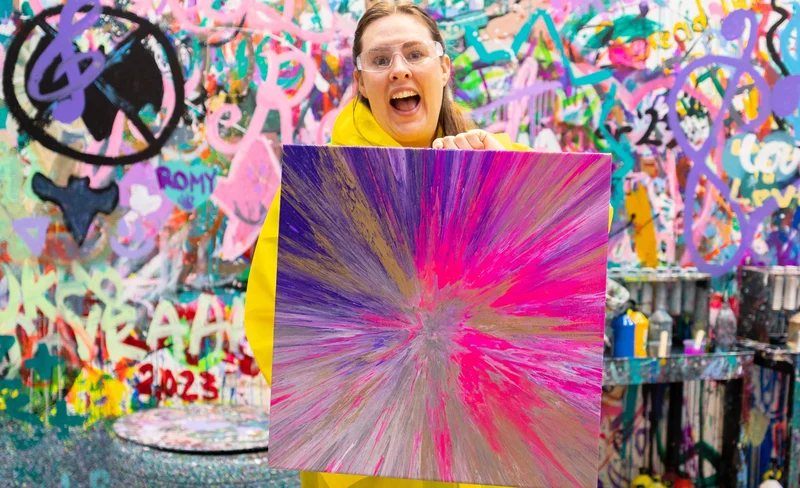 Private Paintball Shooting + Spinning Art Experience in Los Angeles
