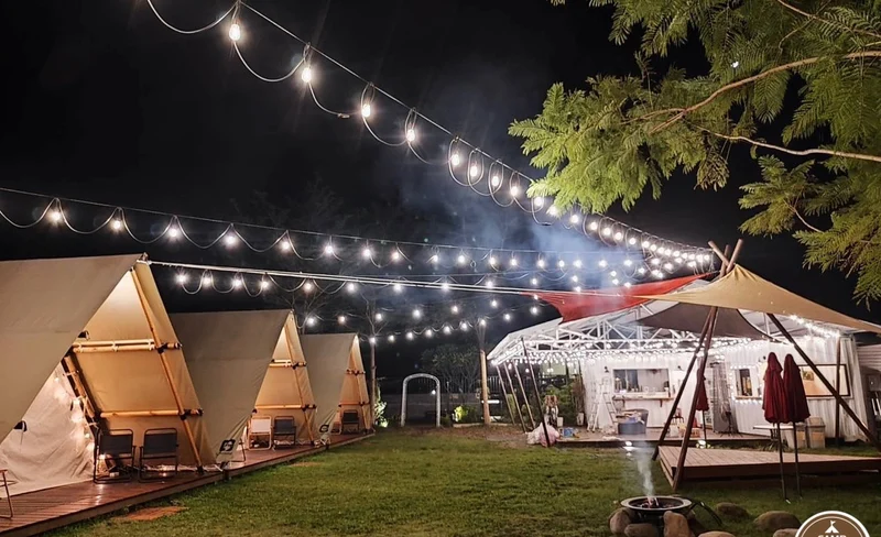 Hsinchu: Lewo Camping Area - a luxury camping experience with one bed and three meals