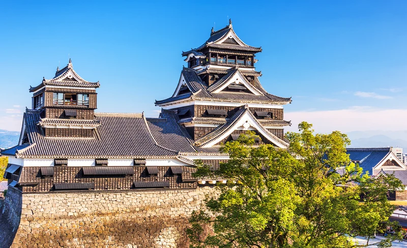 Kumamoto Castle & Aso Volcano & Kusasenri & Dazaifu Tenmangu Shrine / Kurokawa Onsen Day Tour (Depart from Fukuoka)