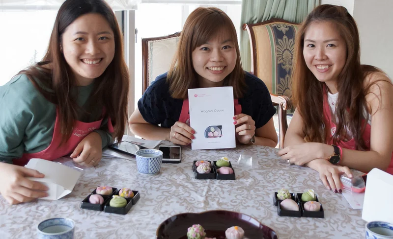 Nerikiri Wagashi-Making with Tea Ceremony (2 Hr)
