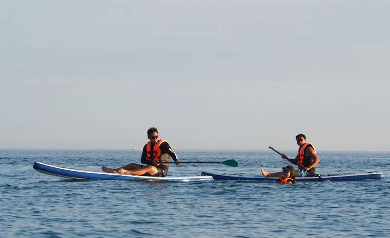 Penghu: Aosheng Ocean Club at Chanli Beach - SUP Stand-up Paddling / Transparent Canoe / Water Skiing / Jet Ski Towing / Sand Boarding