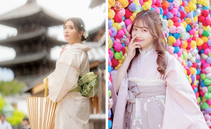 Kimono rental (by Kyoto Aiwafuku, Kiyomizu Yasaka Pagoda Store)