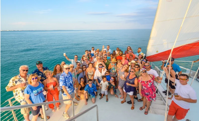 Key West: Sunset Sailing Trip with Open Bar, Food and Music