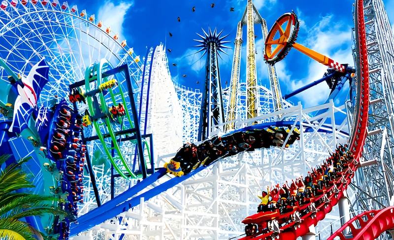 Nagashima Spa Land Day Bus Tour (from Osaka)