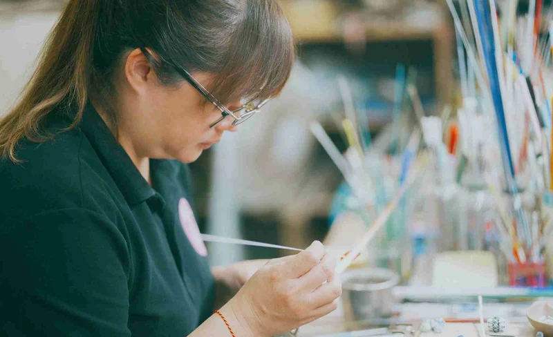 Glass Bead DIY Experience in Hualien by The Garden of Hope Foundation