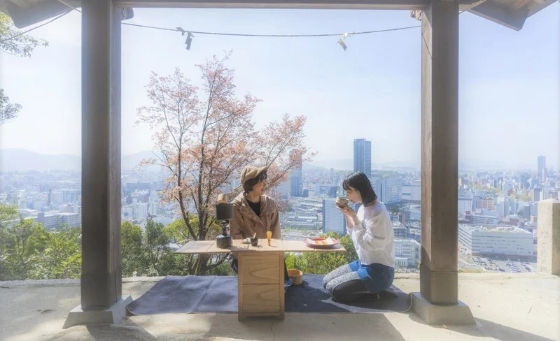 Hiroshima : Morning Hike Tour & Open-air Tea Ceremony