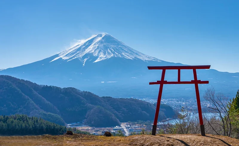 [9-person group to visit the popular Mt. Fuji attractions] Sky Torii, Oshino Hakkai, Hikawa Watch Store, and Lawson Convenience Store Day Tour (Depart from Tokyo)