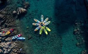 Ruifang, New Taipei | Capybara Junyan (Elephant Trunk Rock) SUP stand-up paddle | Professional aerial photography
