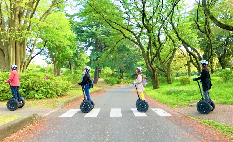 Segway Experience in Showa Kinen Park of Tokyo